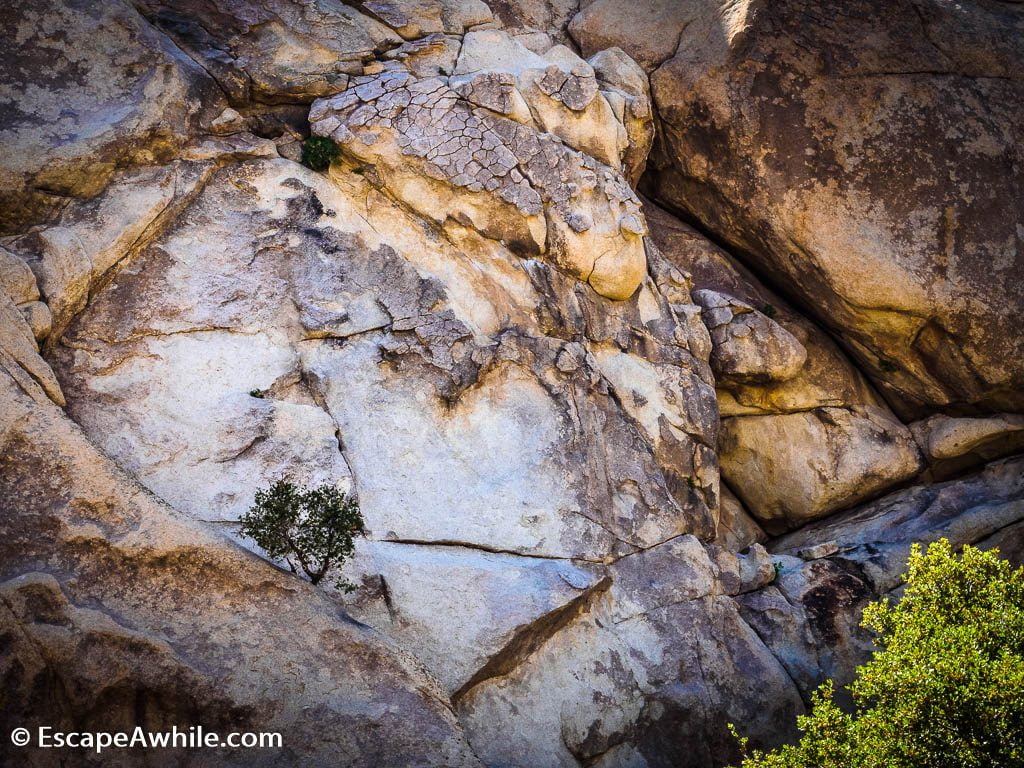 Boulders and cracks, Joshua Tree national park.