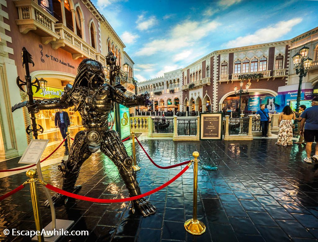 Venice streets themed Grand Canal shopping mall in Venetian Hotel, Las Vegas