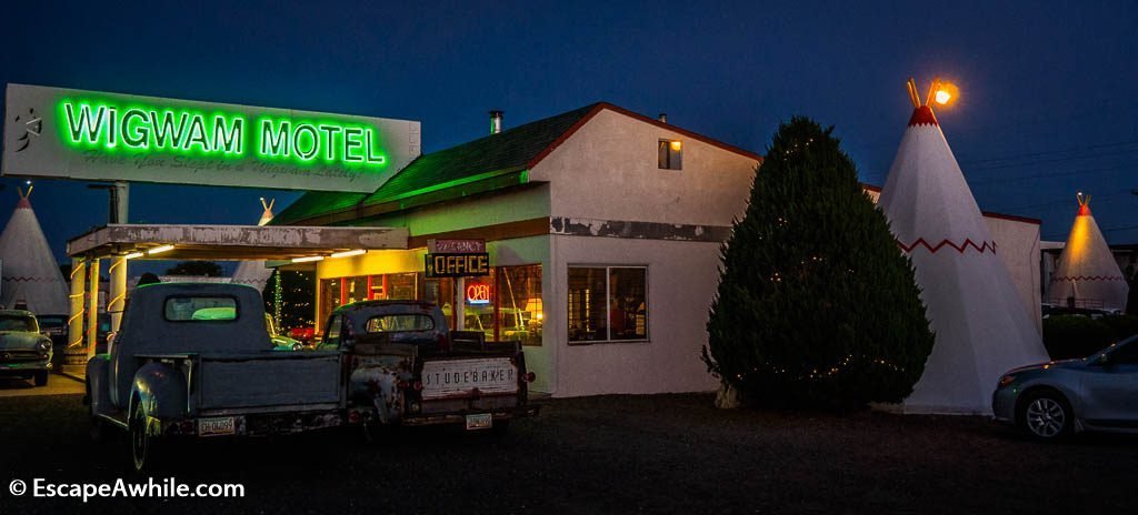 Wigwam motel in Holbrook on Route 66, Arizona, USA