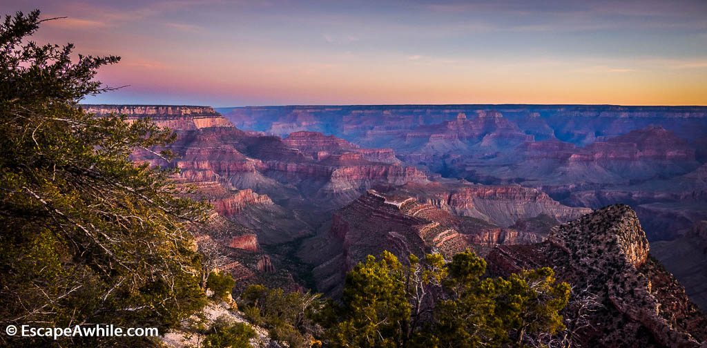 Early morning at Grandview Point, Grand Canyon South Rim, Arizona, USA