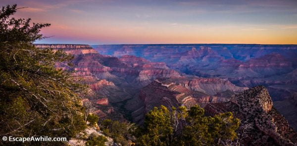 Early morning at Grandview Point, Grand Canyon South Rim, Arizona, USA