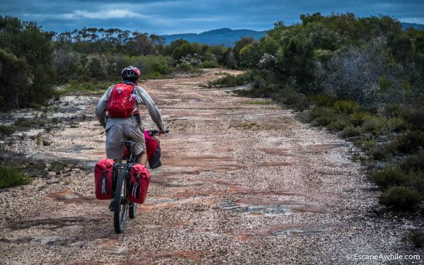 An easy and flat ride across the top plateau, Yarramunmun fire trail.